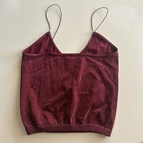 Free People sparkly red top! ❤️ - Picture 2 of 3